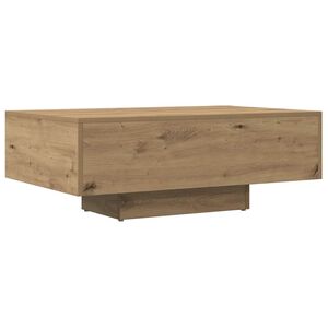 vidaXL Kavos staliukas, artisano ąžuolo, 85x55x31cm, apdirbta mediena