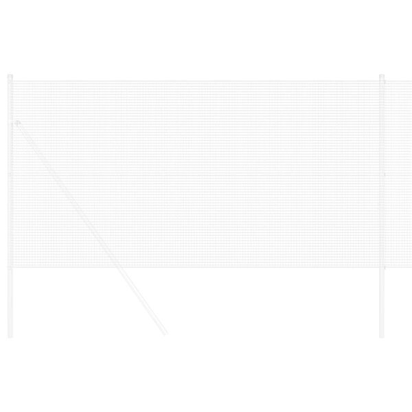 vidaXL Suvirinto vielos tvoros Sidabro 1.2 x 50 m