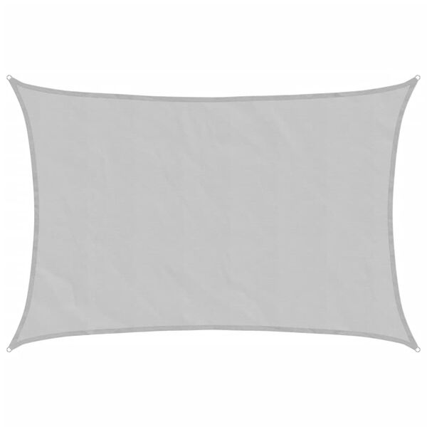 vidaXL Burė nuo saulės, pilka, 5x3,5m, 100% oksfordo poliesteris