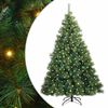 vidaXL Dirbtinė Kalėdų eglutė su 300 LED Žalia 210 cm PE ir PVC