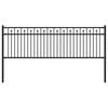 vidaXL Dygliuota tvora BAARLO 200 x 110 cm Juoda