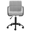 vidaXL Pasukamos valgomojo kėdės, 2vnt., šviesiai pilkos, aksomas