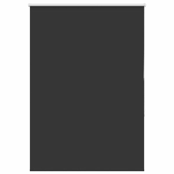 vidaXL roletas juodas 115x130 cm audinio plotis 110,7 cm poliesteris