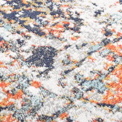 vidaXL Lauko kilimas, įvairių spalvų, 80x150cm, plokščio pynimo