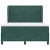 vidaXL Kiemas lova su čiužiniu Tamsiai žalia 200 x 140 cm Poliesteris