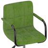 vidaXL Pasukamos valgomojo kėdės, 4vnt., &scaron;viesiai žalios, aksomas