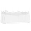 vidaXL Sodo uodų tinklas 220 mesh Balta 3 x 6 x 2,5 m Poliesteris