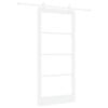 vidaXL Slankios durys Balta 93 x 202 cm