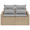 vidaXL Sodo sofa su pagalve su saugykla 123 x 62 x 69 cm poliratanas