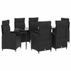vidaXL Sofa Stalo Rinkinys su pagalve su pagalve 7 pcs