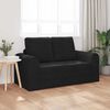 vidaXL Sofa lova 60cm Juoda Aksomas
