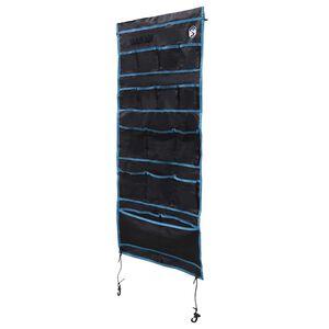 vidaXL Saugojimo mai&scaron;elis Juoda ir mėlyna 125 x 48 cm Oksfordas