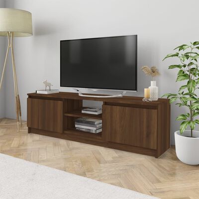 vidaXL Televizoriaus spintelė, ruda ąžuolo, 120x30x35,5cm, mediena