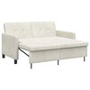 vidaXL Sofa lova Kreminė Audinys