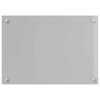 vidaXL Virtuvės užpakalinė plokštė 2 pcs Šviesiai pilka 70 x 50 cm