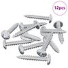 vidaXL Savaranki&scaron;kai įsukamas vienas 12 vnt. Cinkuota 4 x 25 mm
