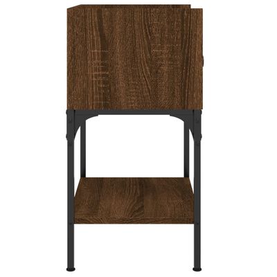 vidaXL Naktiniai staliukai, 2vnt., rudi ąžuolo, 40,5x31x60cm, mediena
