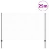 vidaXL Tvora su stulpais Pilka 1,5 x 25 m Plienas