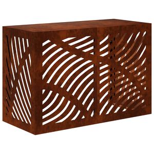 vidaXL Kondicionierių uždangalas Rūdijanti 90 x 40 x 60 cm