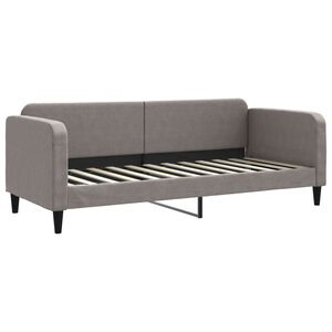 vidaXL Sofa, taupe spalvos, 80x200cm, audinys
