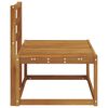 vidaXL Lauko galinė sofa Natūrali 91 x 63 x 73 cm
