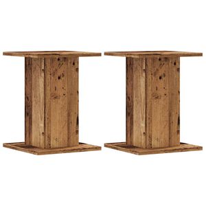 vidaXL Stovai augalams, 2vnt., sendintos medienos, 30x30x40cm, mediena