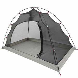 vidaXL Palapinė su stogu su saugykla Pilka ir juoda 236 x 108 x 120 cm