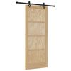 vidaXL Slankios durys ORKDAL 86 x 211 cm Pu&scaron;ies medienos masyvas
