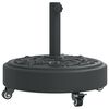 vidaXL Skėčio nuo saulės pagrindas su ratukais 38/48mm stulpams, 27kg
