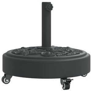 vidaXL Skėčio nuo saulės pagrindas su ratukais 38/48mm stulpams, 27kg