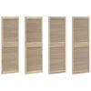 vidaXL Spintelės durys su durimis 4 pcs Natūrali 170 x 2,1 x 59,5 cm