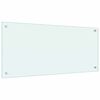 vidaXL Virtuvės užpakalinė plokštė 2 pcs Balta 90 x 40 cm