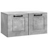 vidaXL Sieninė TV spintelė Betono pilka 59,5 x 31 x 30 cm