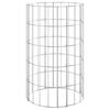 vidaXL Gabiono stulpas, 30x50cm, galvanizuotas plienas, apskritas
