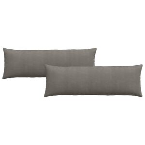 vidaXL Sofa Pagalvės 2 pcs &Scaron;viesiai pilka 120 x 40 cm