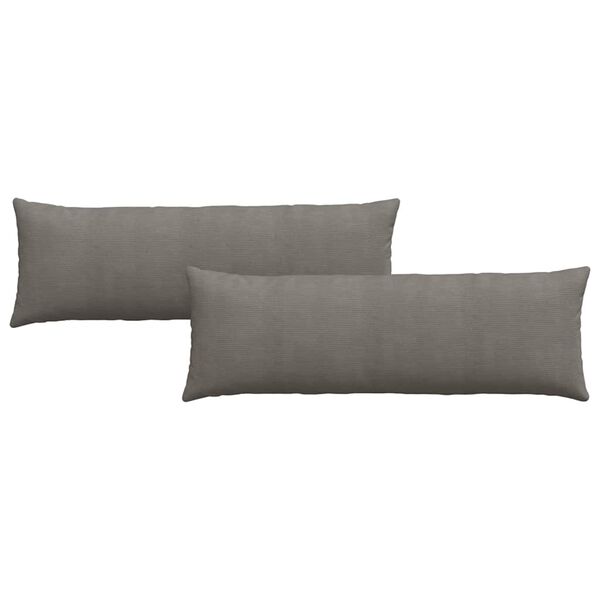 vidaXL Sofa Pagalvės 2 pcs Šviesiai pilka 120 x 40 cm