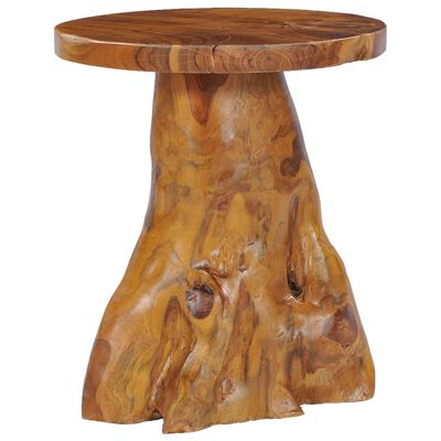 vidaXL Kavos staliukas, 40x40cm, tikmedžio medienos masyvas