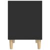 vidaXL Naktinės spintelės, 2vnt., juodos spalvos, 40x35x50cm