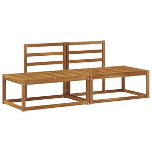 vidaXL Lauko galinė sofa 2 Vienetas Natūrali 182,5 x 63 x 73 cm