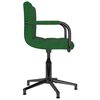 vidaXL Pasukama valgomojo kėdė, tamsiai žalia, aksomas (334775)