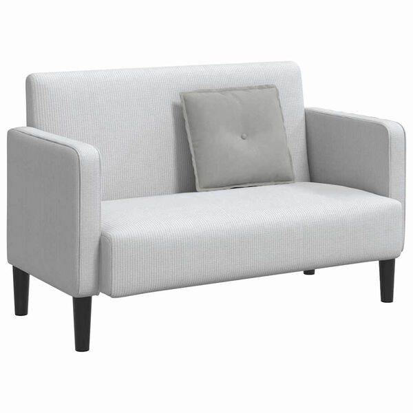 vidaXL Apsaugos Pagalvė Šviesiai pilka 50 x 45 cm Mikropluošto audinys