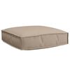 vidaXL Pagalvėlė Oksfordo audinys Taupe 60 x 60 x 12 cm