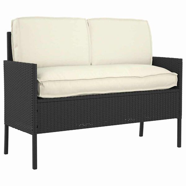 vidaXL Pallet pagalvių rinkinys 3 pcs Kreminė 120 x 60 x 12 cm