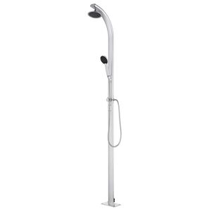 vidaXL Sodo du&scaron;as, 215cm, aliuminis