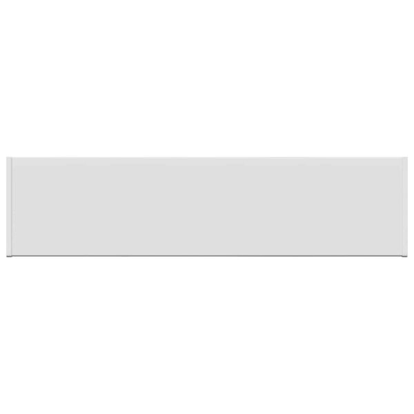 vidaXL Langų palangė Baltas 80 x 25 x 4,5 cm PVC