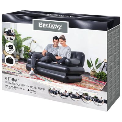 Bestway 5-1 Pripučiama dvigulė sofa-lova, 188x152x64cm