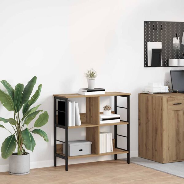 vidaXL Knygų lentyna Amatininkų ąžuolas 82 x 32 x 79 cm