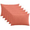 vidaXL Pagalvėlės užvalkalas 6 pcs HEERLEN Raudona oranžinė 30 x 50 cm