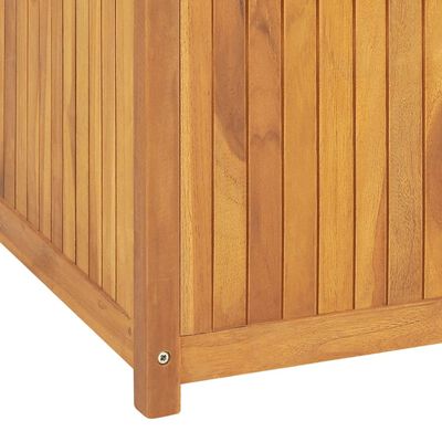 vidaXL Sodo dėžė, 200x50x55cm, tikmedžio medienos masyvas