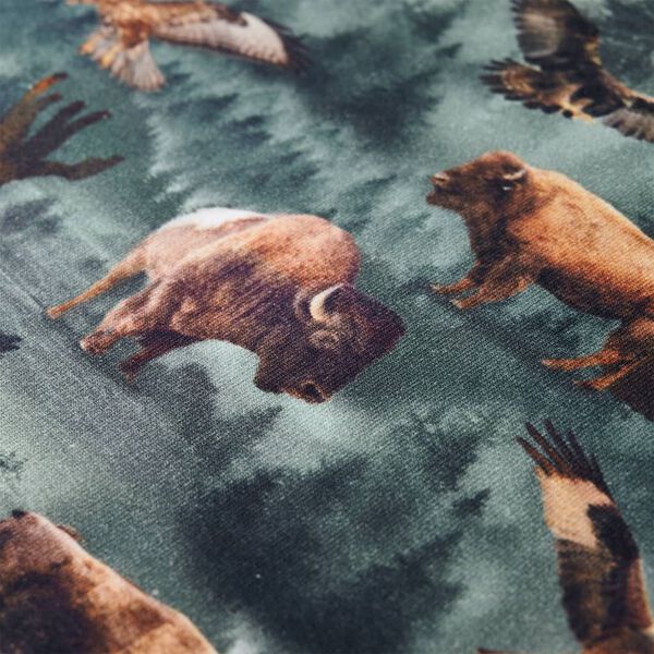 Vaiki&scaron;kas sportinis megztinis, tamsiai žalios spalvos, 128 dydžio